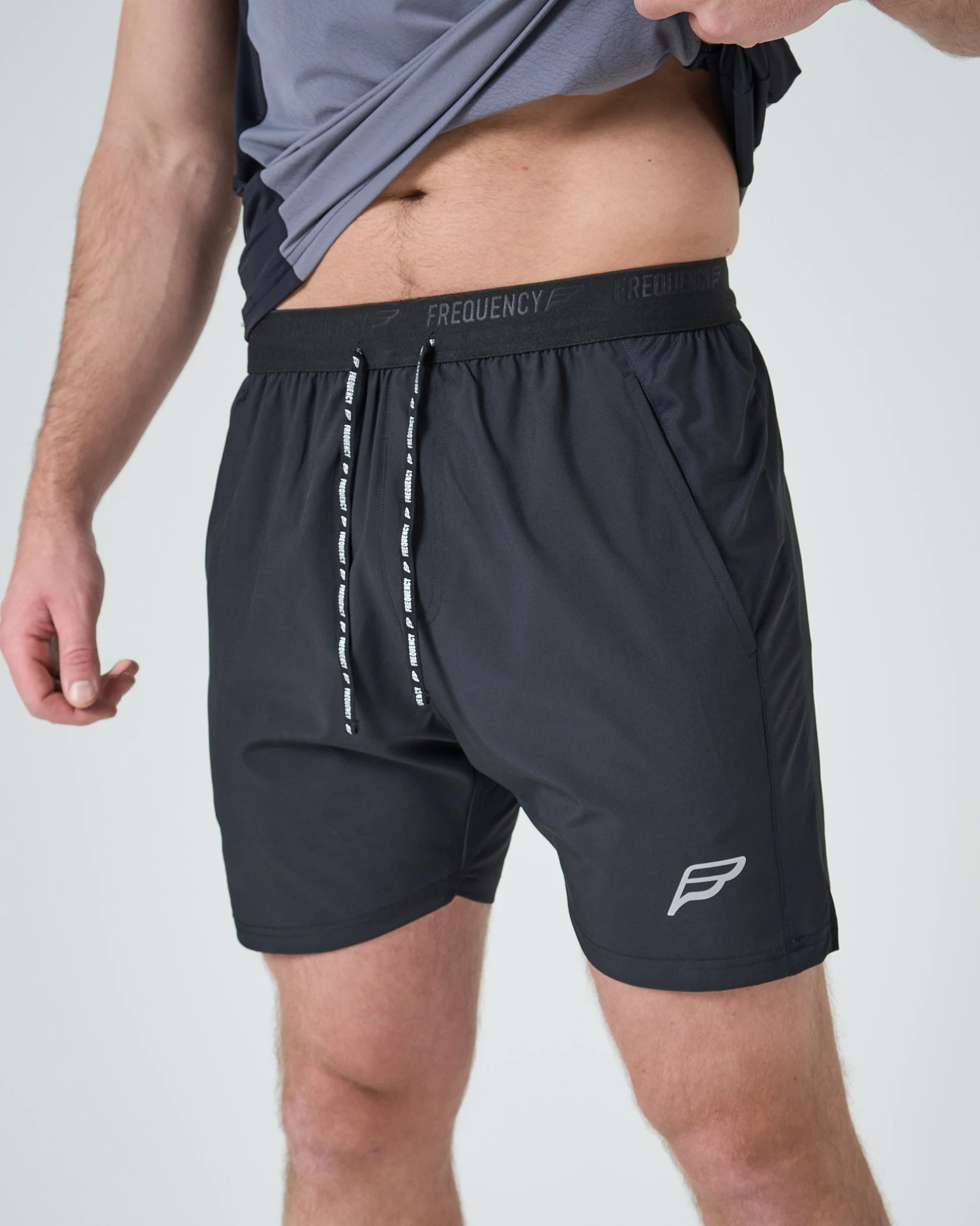 Mens Black 5" Intense Tech Shorts - Image 4