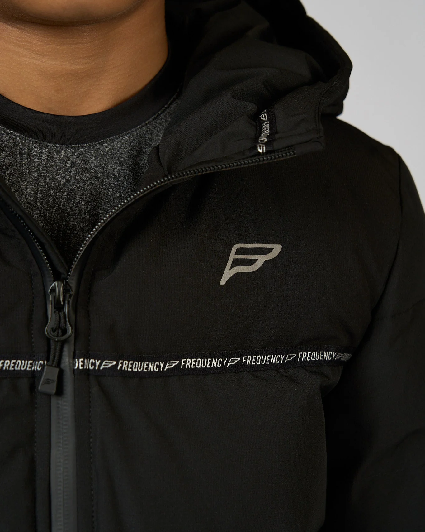 Juniors Black Ascend Puffer Jacket - Image 3