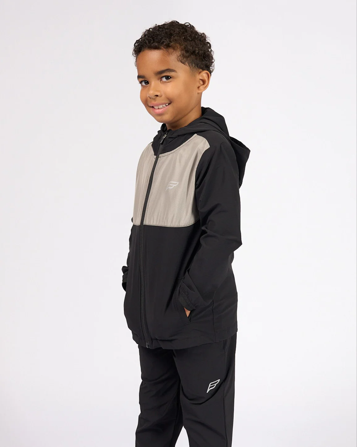 Infants Challenge Tracksuit - Black - Image 4