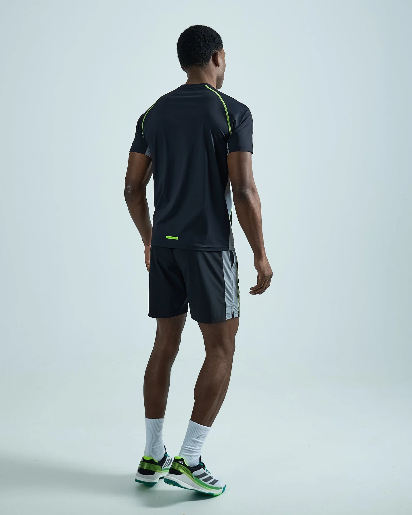 Black Pulse Padel Shorts Set - Image 3