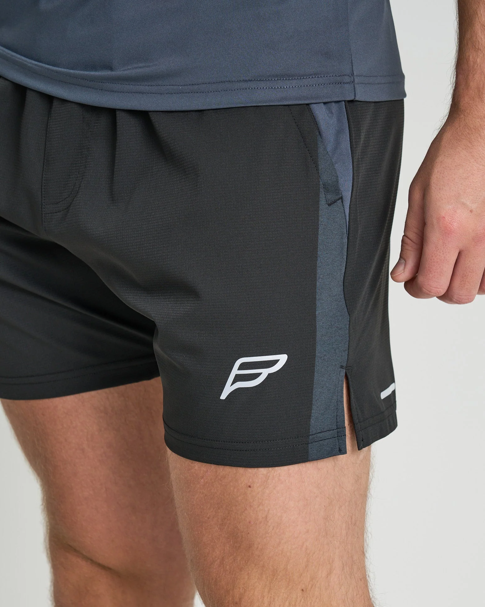 Mens Black Strength Pro 5" Shorts - Image 3