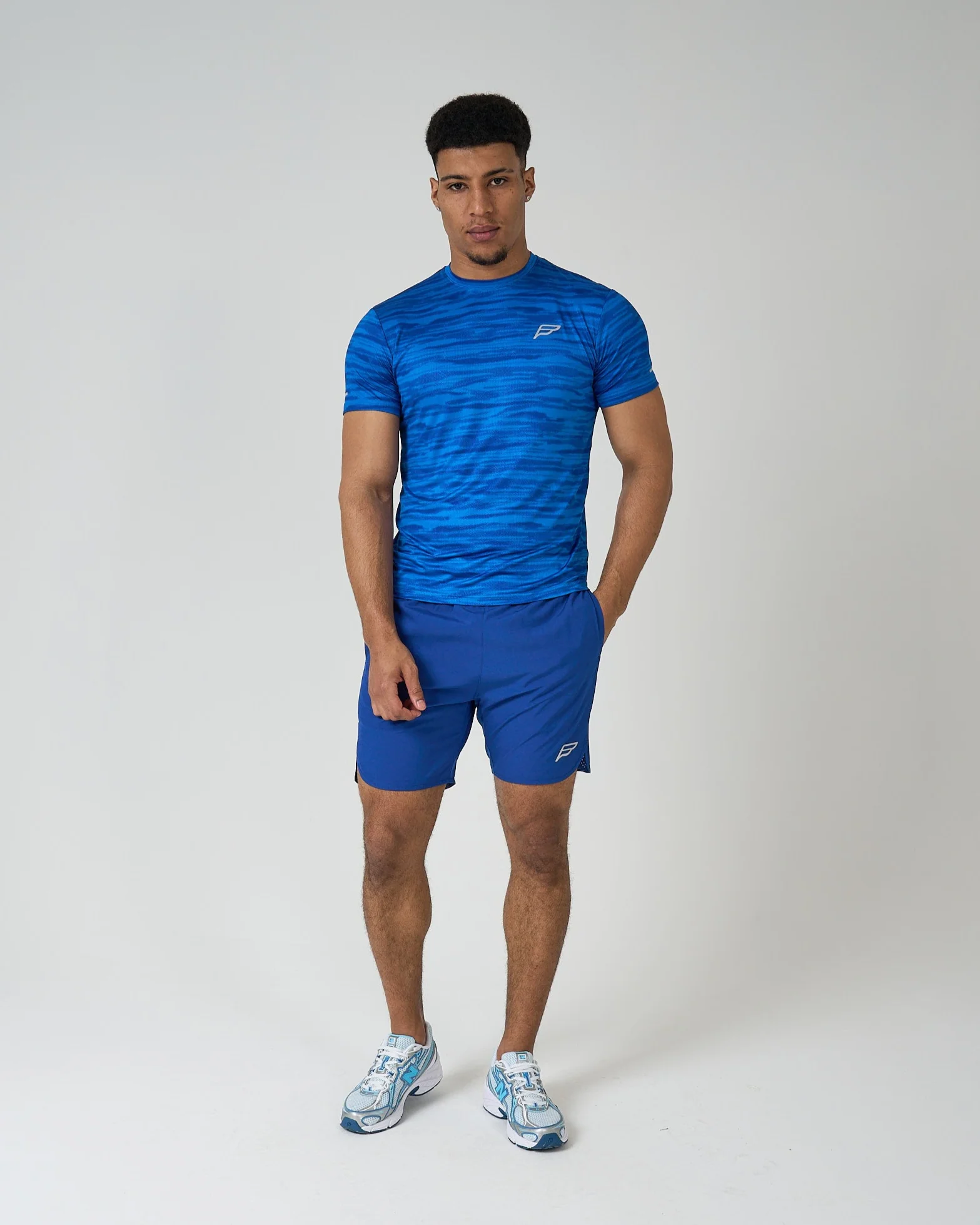 Mens Blue Sustain Shorts - Image 4
