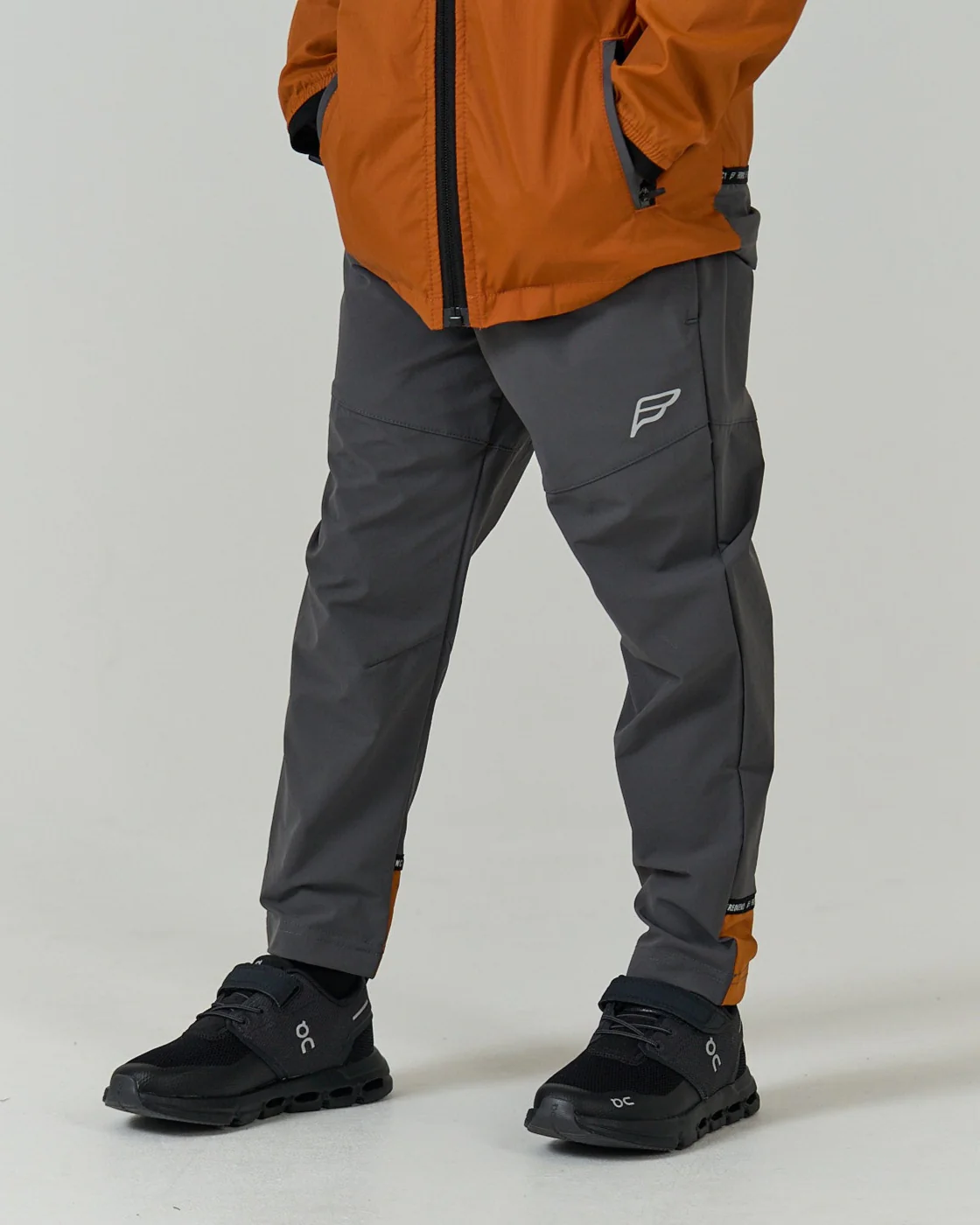 Infants Burnt Orange Action Tech Tracksuit - Image 3