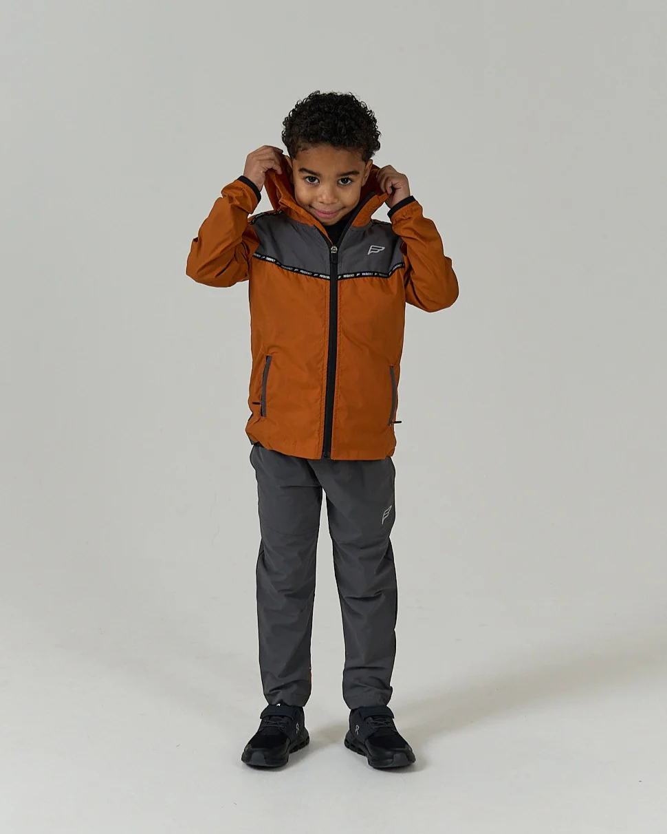 Infants Burnt Orange Action Tech Tracksuit - Image 6