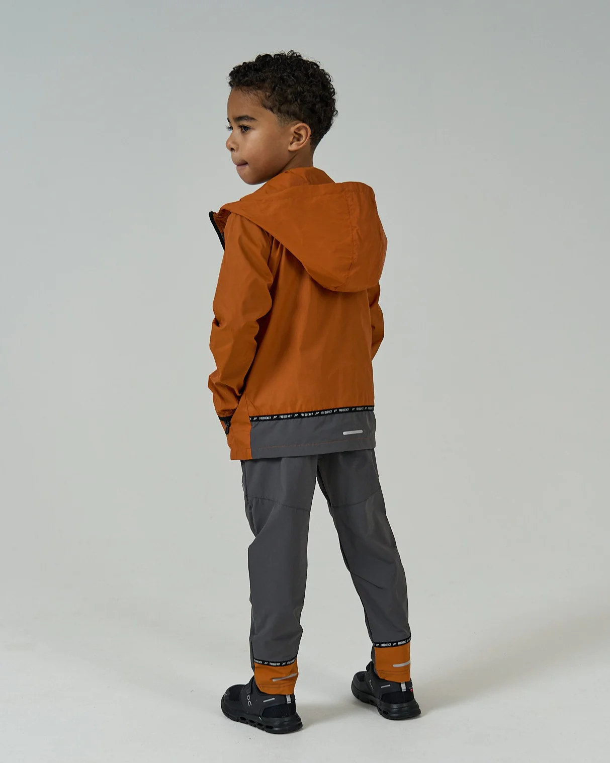 Infants Burnt Orange Action Tech Tracksuit - Image 7