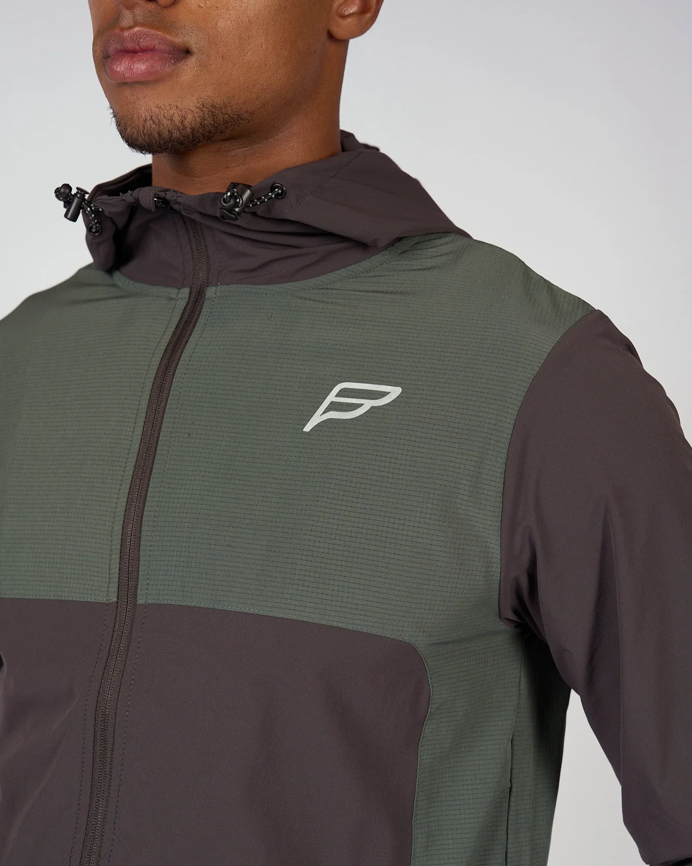 Mens Dark Fern Evolve Track Jacket - Image 3