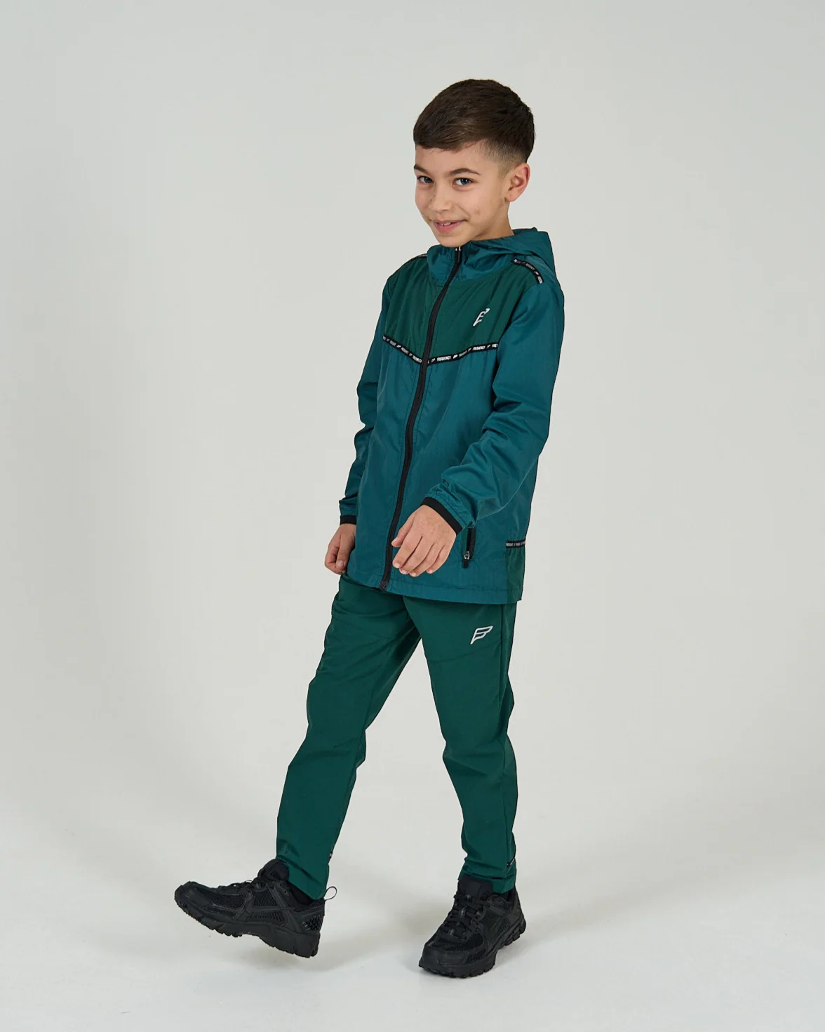 Infants Forest Green Action Tech Tracksuit - Image 4