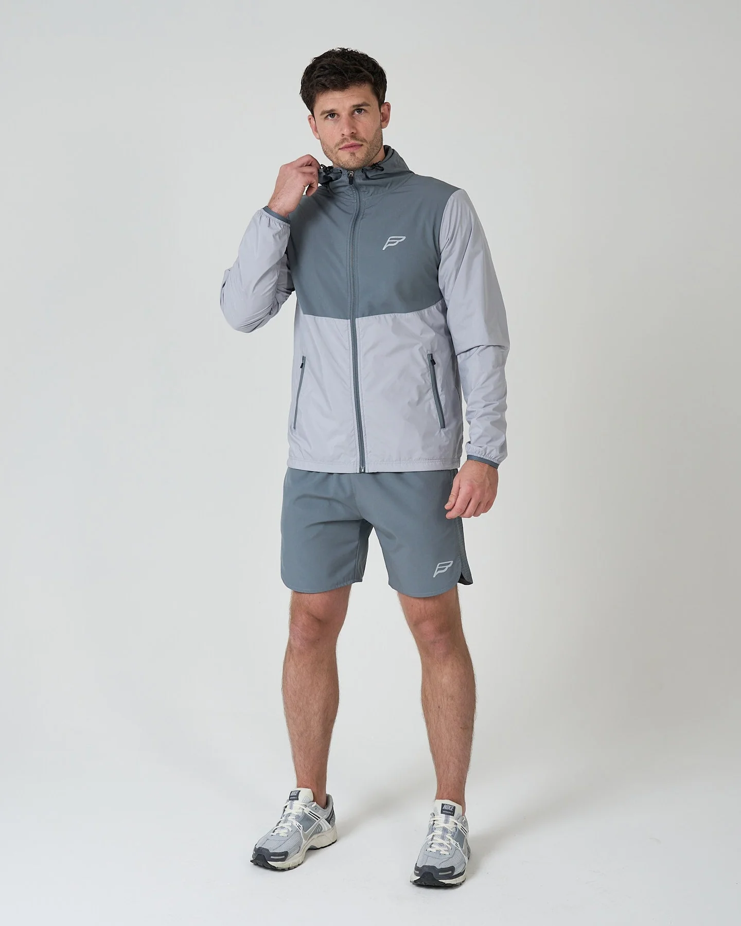Mens Grey Power Pro Windbreaker - Image 4