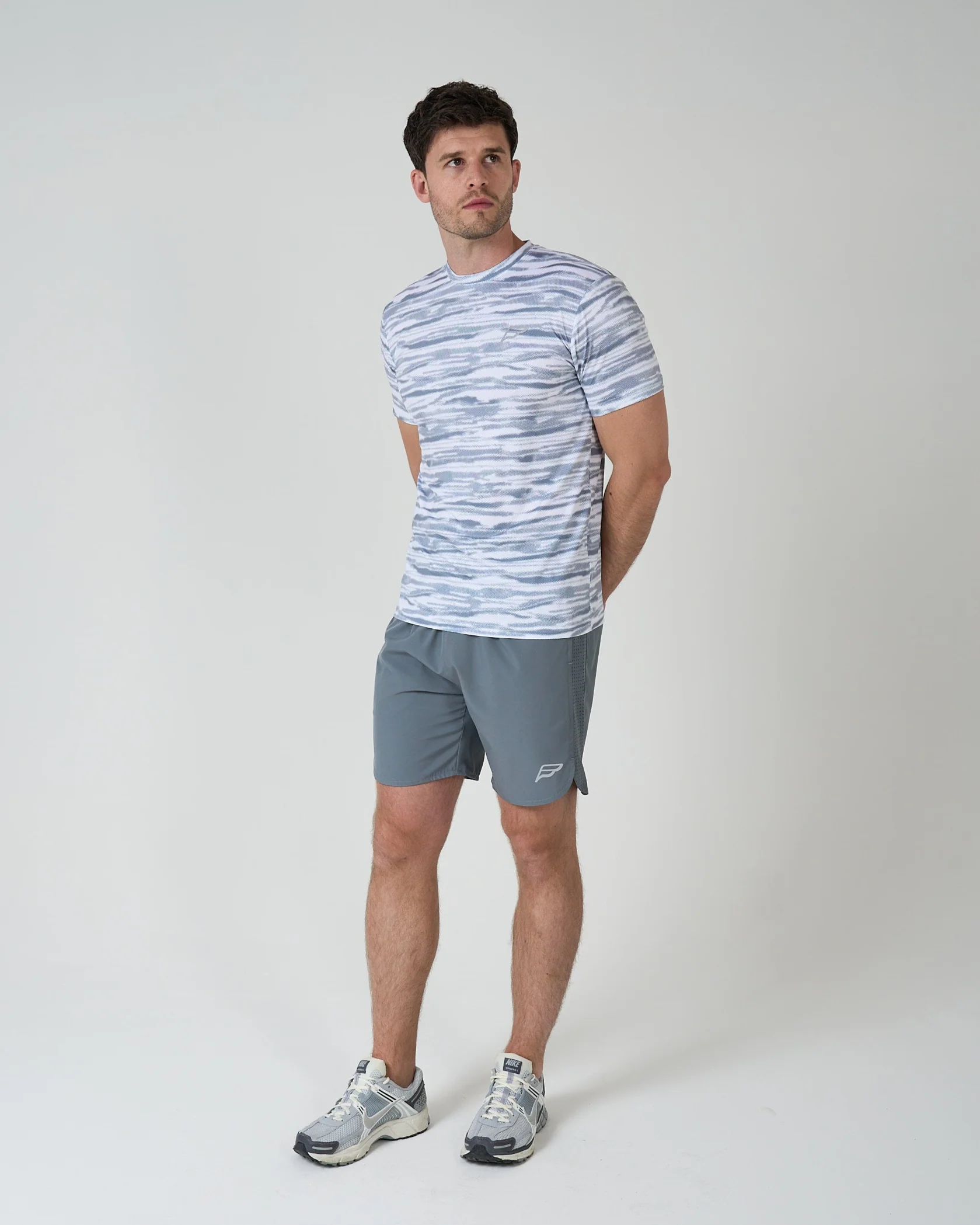 Mens Grey Sustain Shorts - Image 4