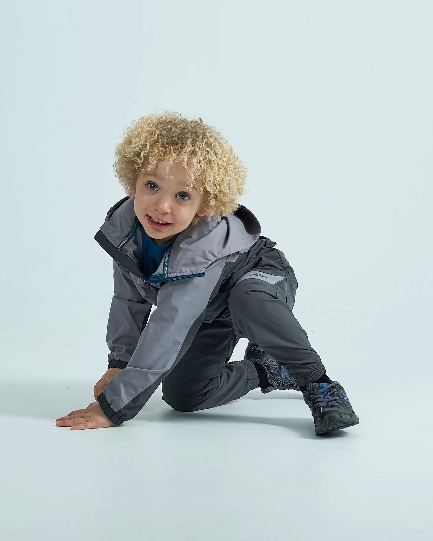 Infants Adapt 3 Piece Tracksuit - Steel Teal - Image 3