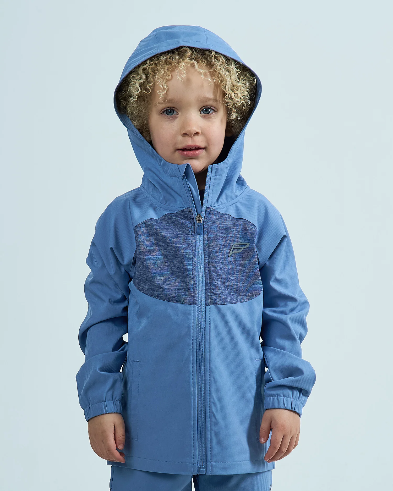 Infants Arc 3 Piece Shorts Set - Pastel Blue - Image 4