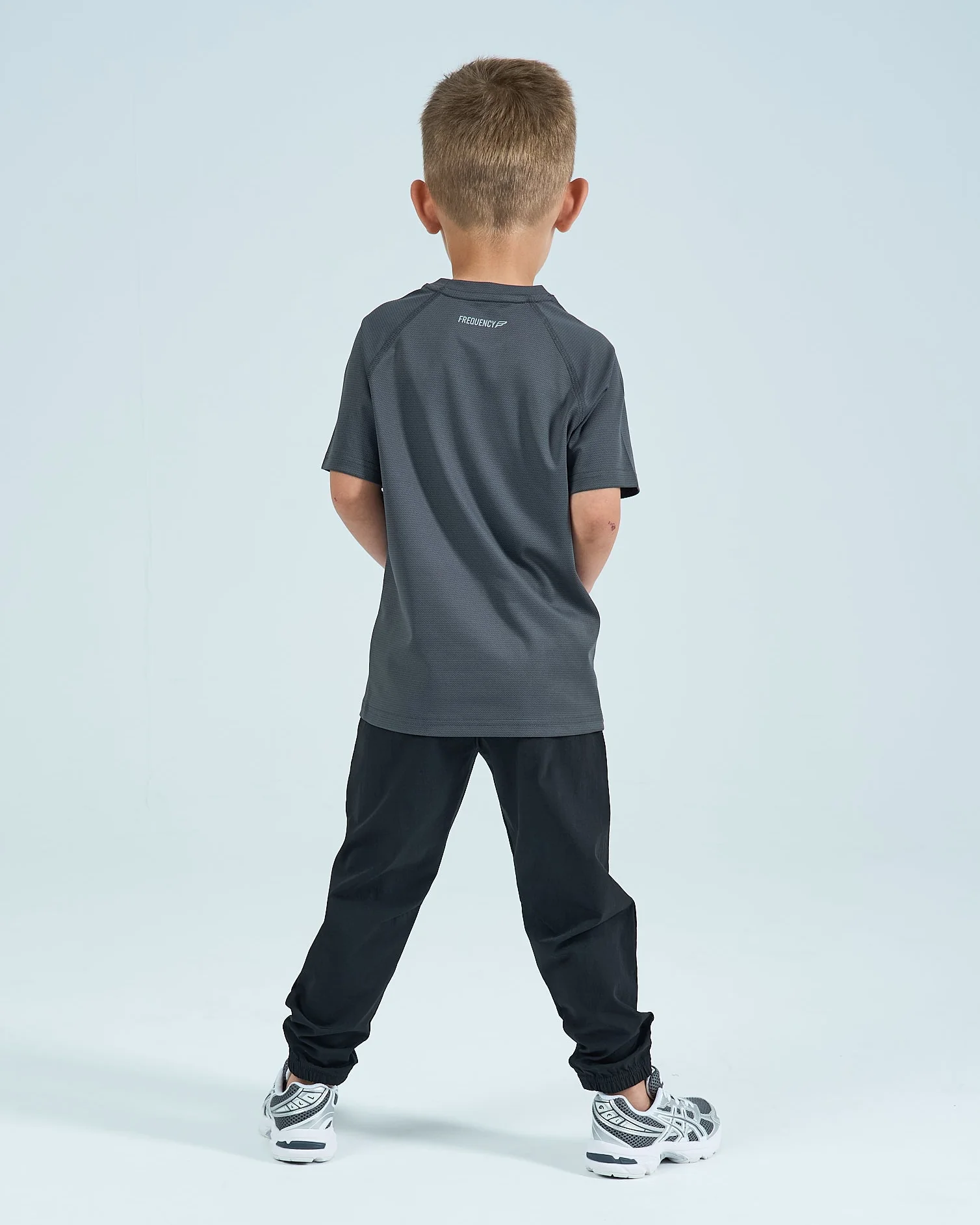 Infants Core Jogger Set - Grey/Black - Image 5