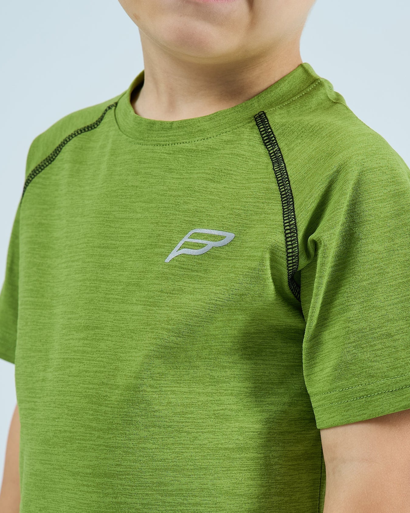 Infants Rise Shorts Set - Lime - Image 3