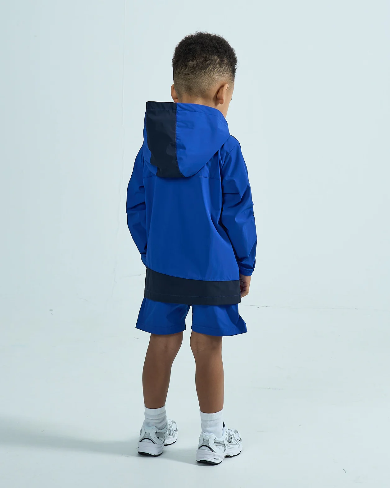 Infants Stride 3 Piece Shorts Set - Royal/Navy - Image 3