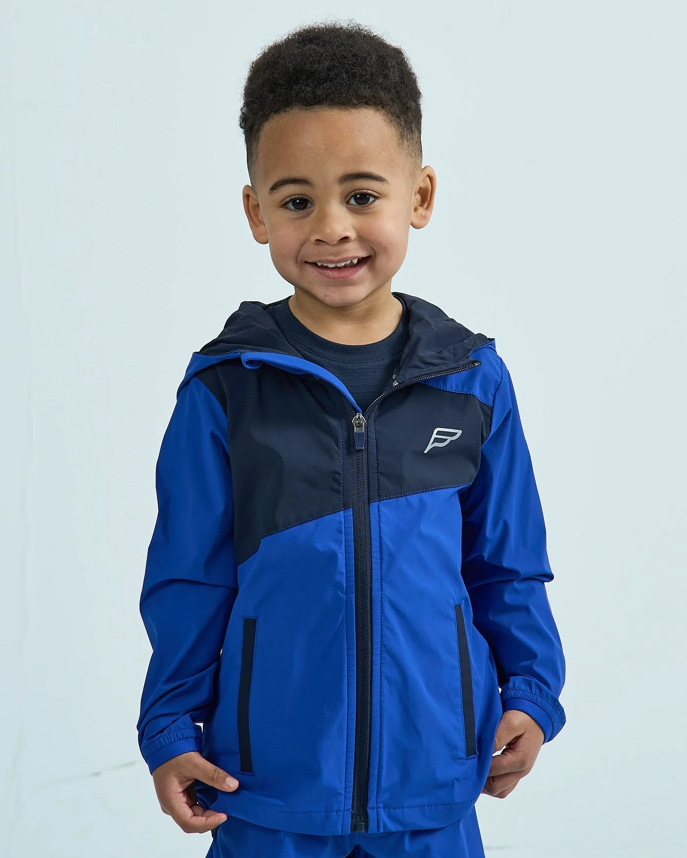 Infants Stride 3 Piece Shorts Set - Royal/Navy - Image 4