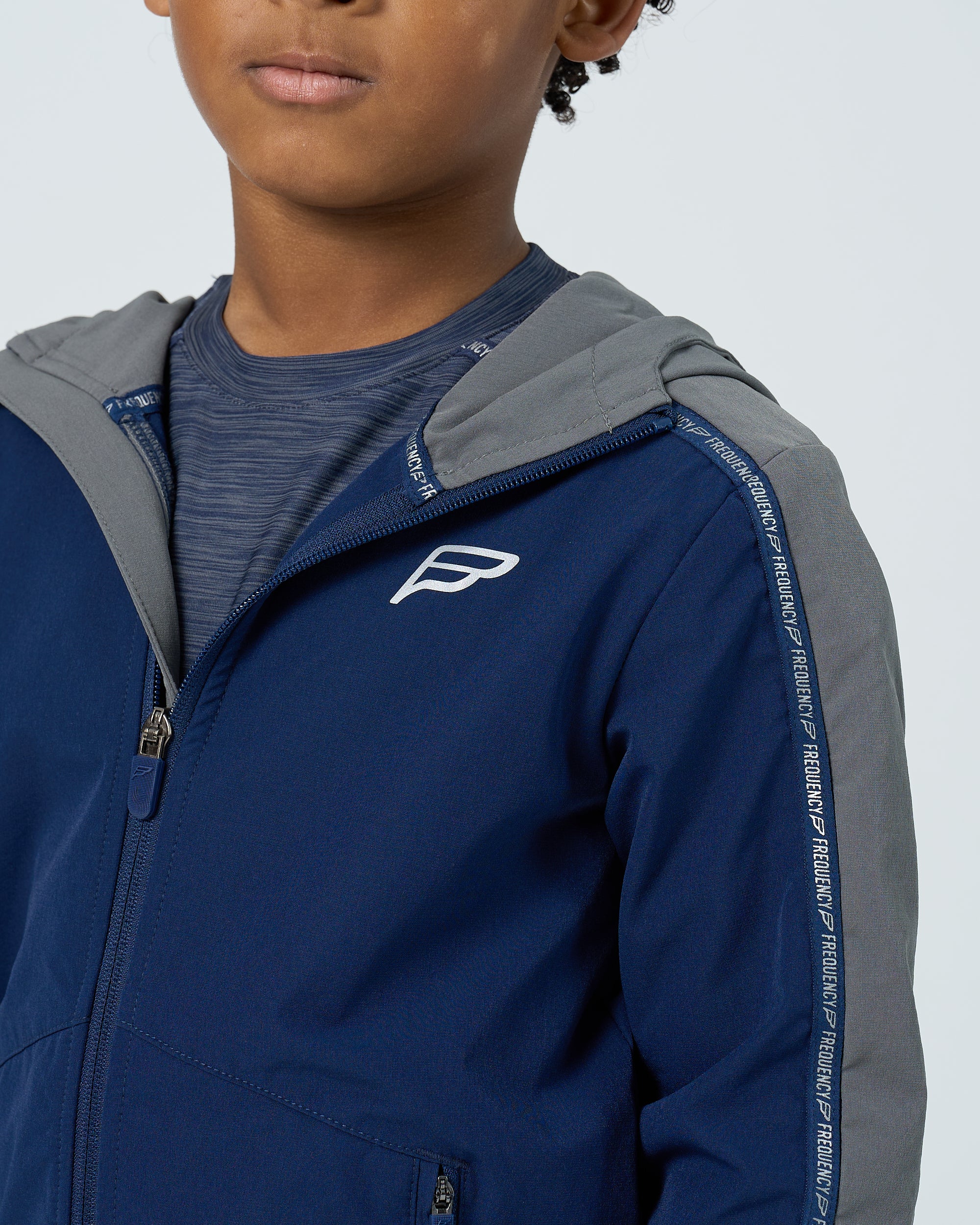 Infants Transform 3 Piece Tracksuit - Navy/Grey - Image 5