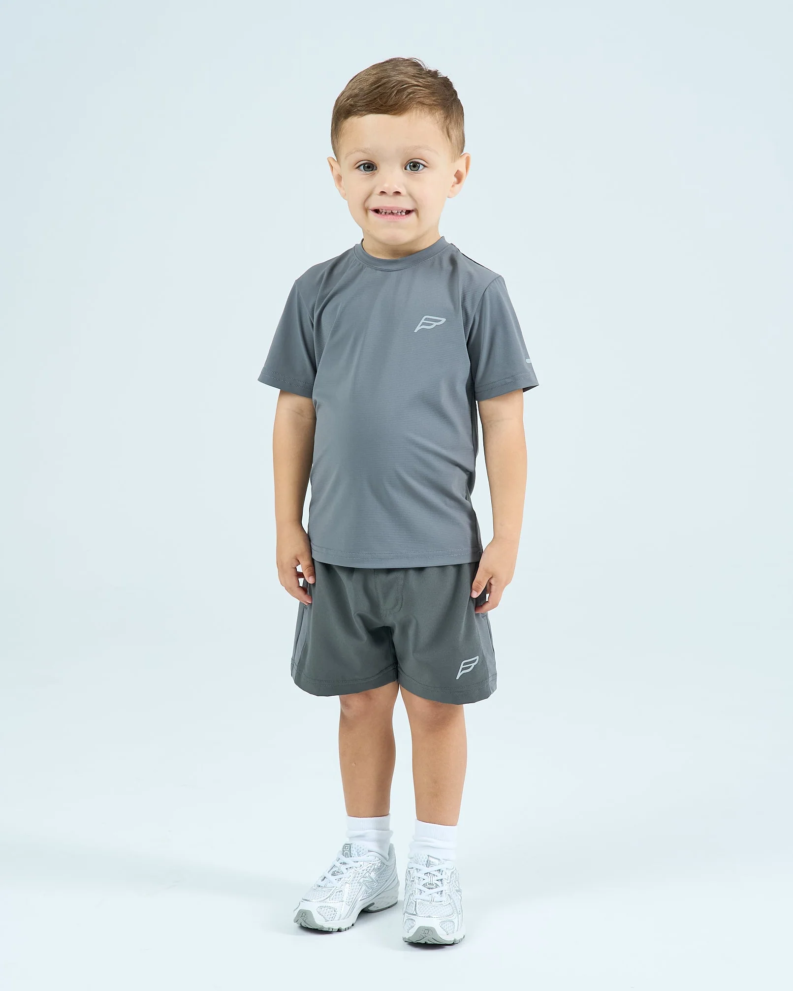 Infants True Form 3 Piece Shorts Set - Carbon - Image 3