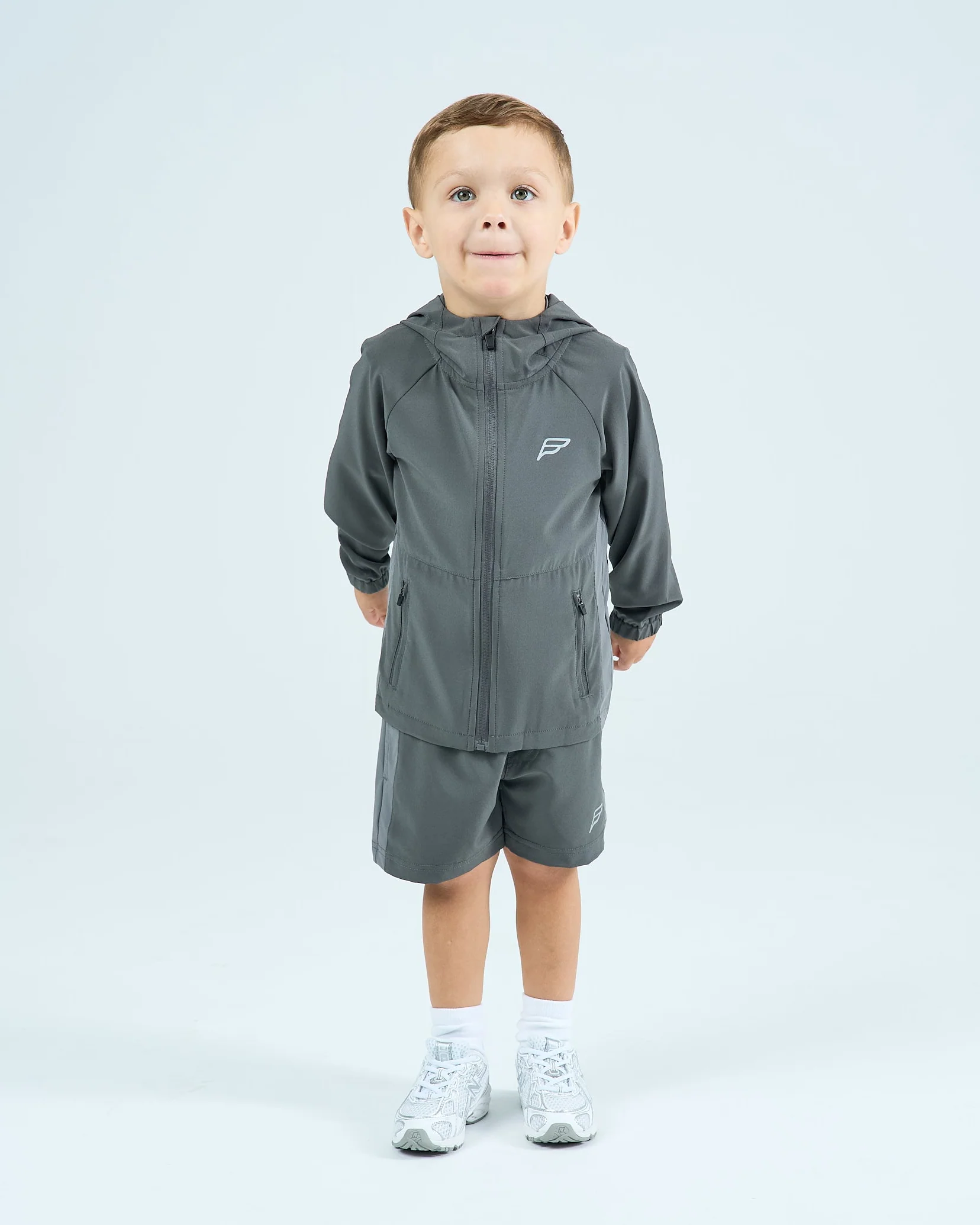 Infants True Form 3 Piece Shorts Set - Carbon - Image 5