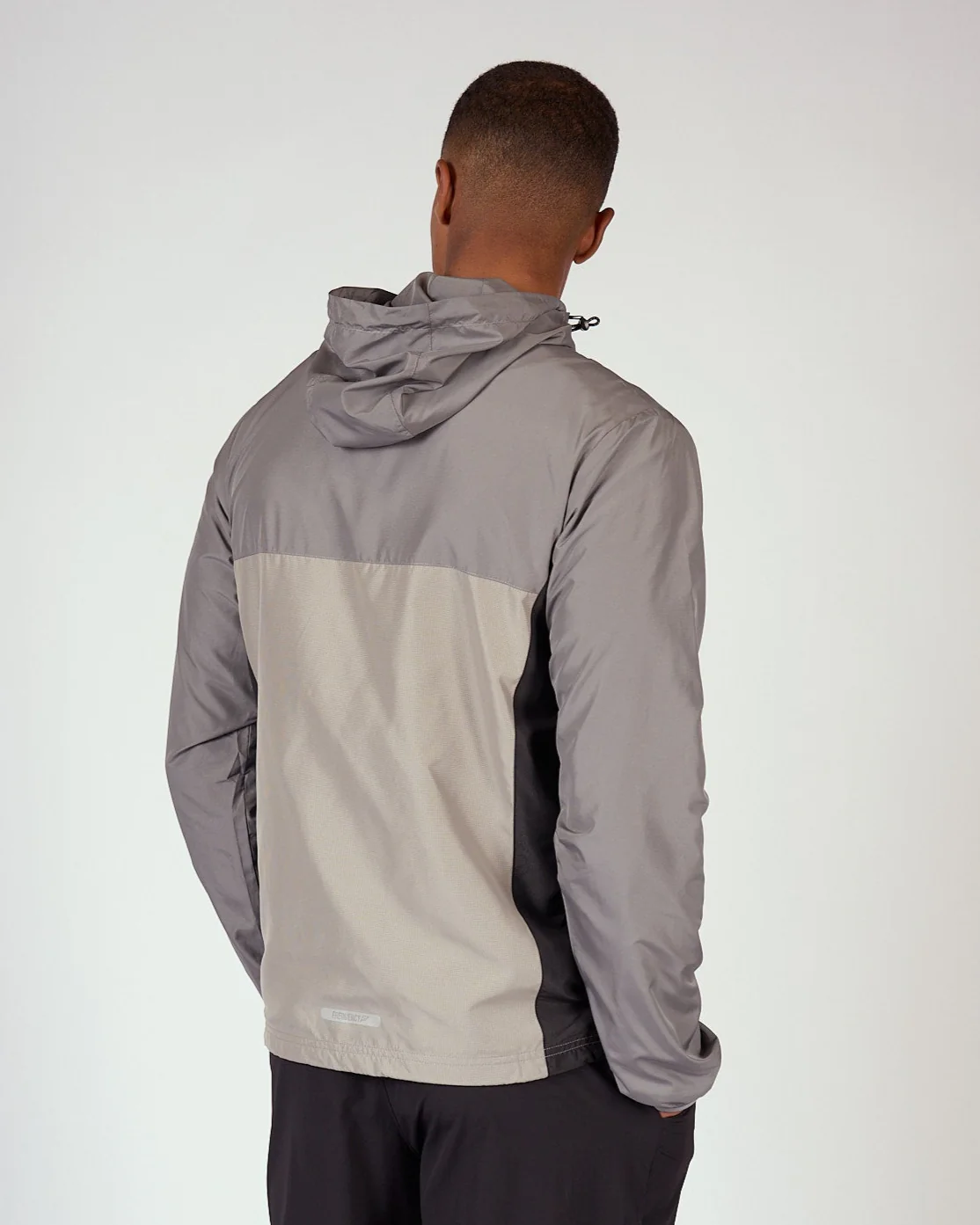 Mens Iron Grey Agility Pro Windbreaker - Image 4
