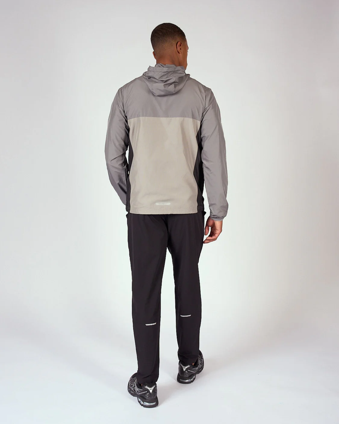 Mens Iron Grey Agility Pro Windbreaker - Image 6