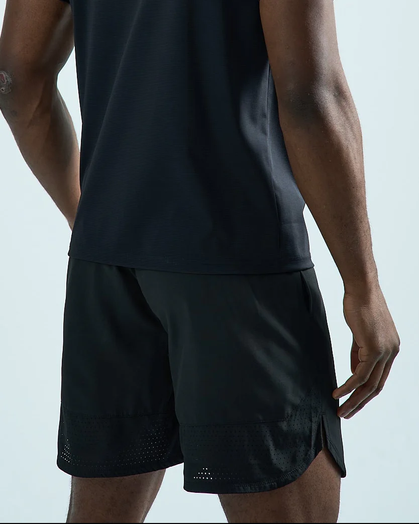 Mens Black Content Shorts - Image 4