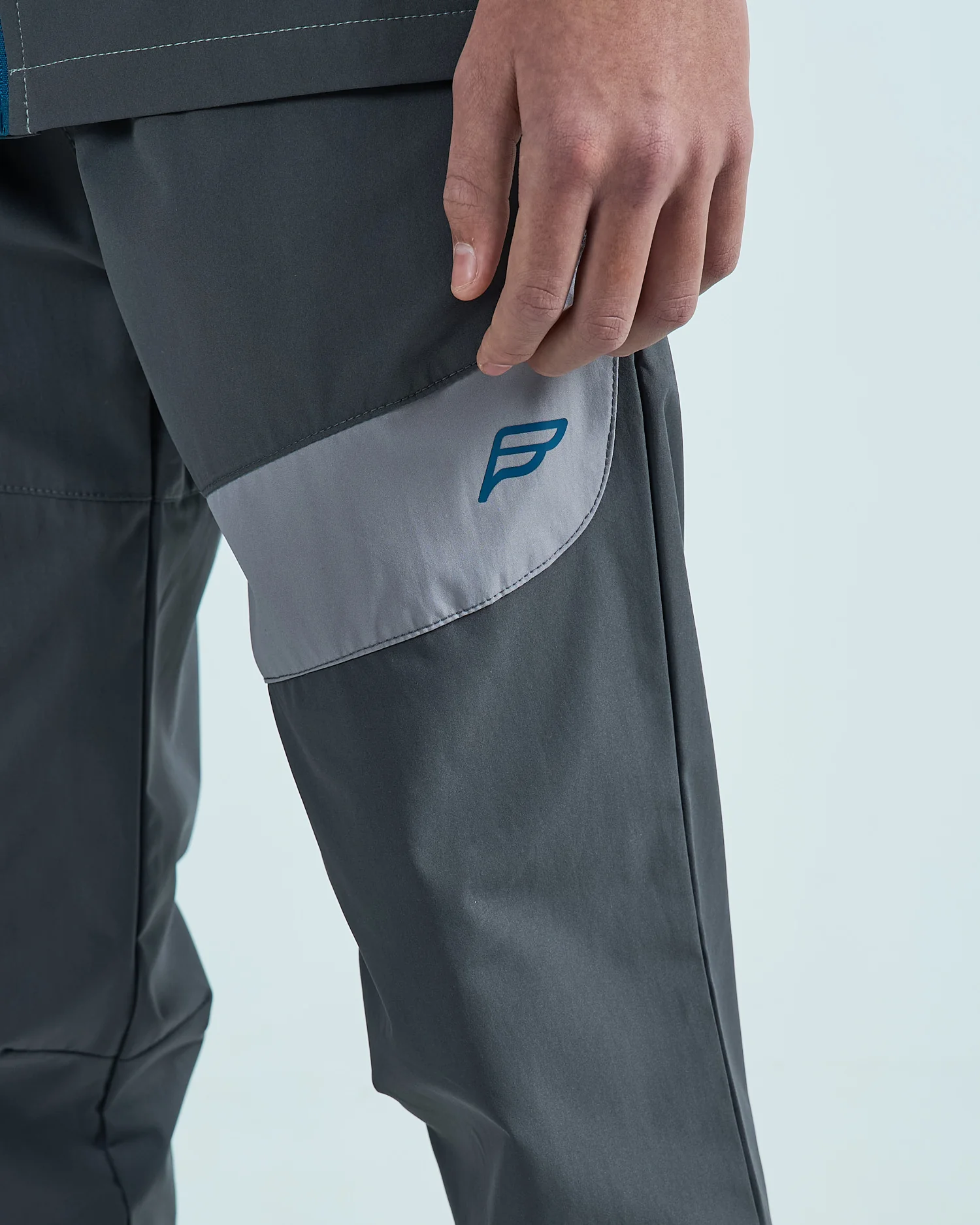 Juniors Adapt 3 Piece Tracksuit - Steel Teal - Image 3
