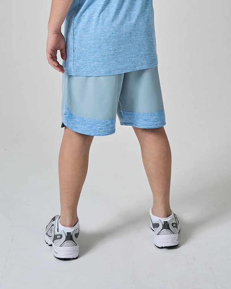 Juniors Baby Blue Focus Shorts - Image 3