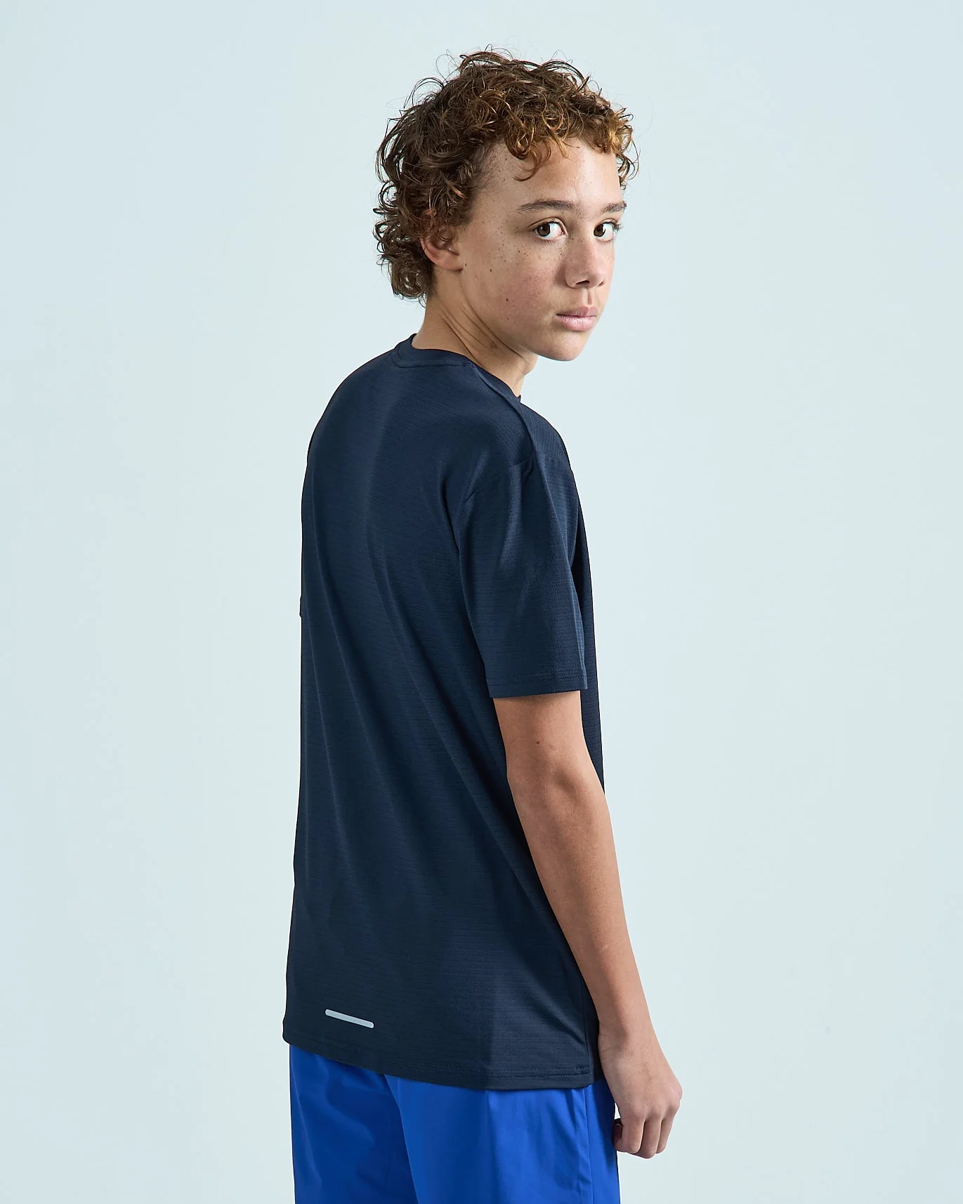 Juniors Stride T-Shirt - Navy - Image 4