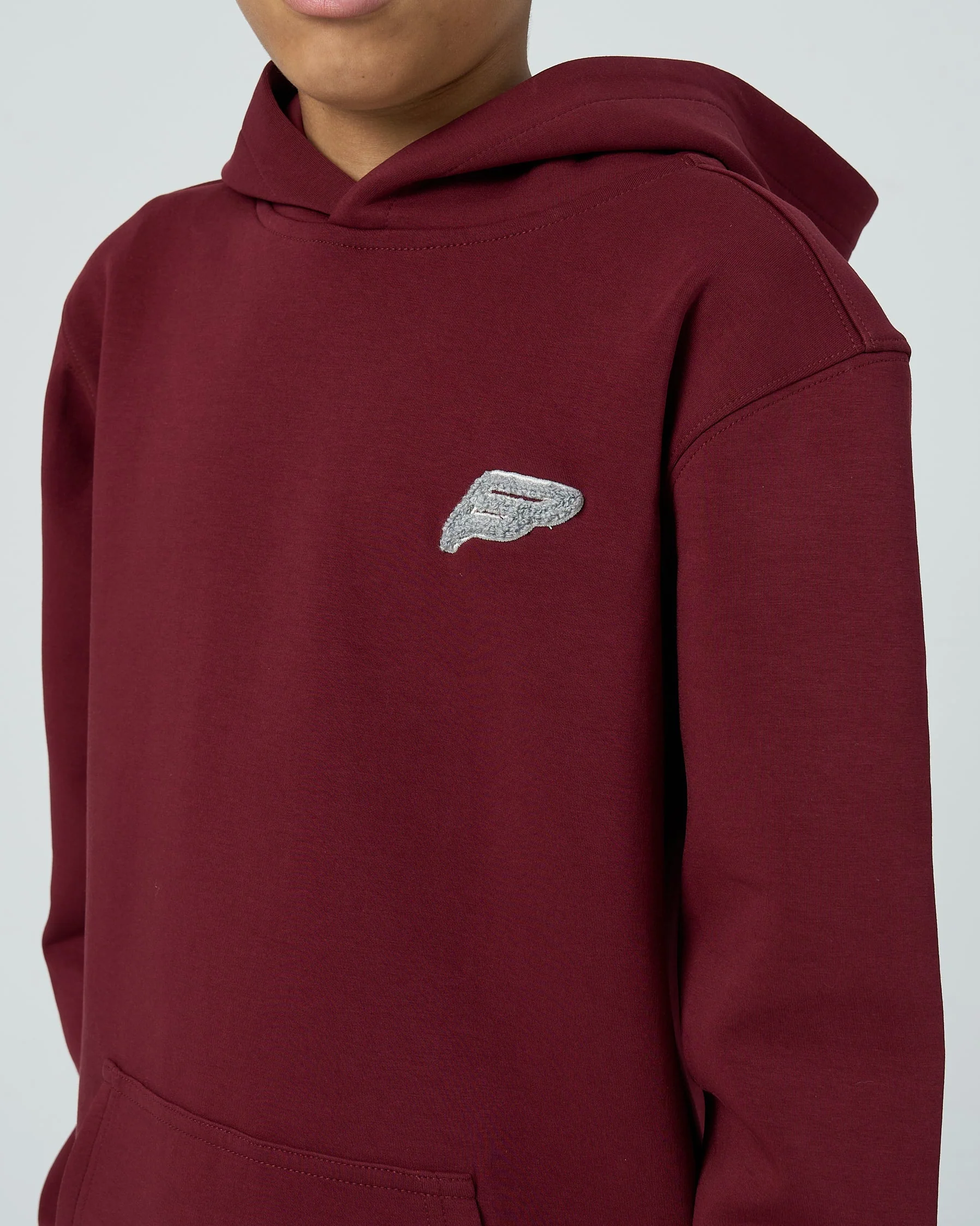 Juniors Tech Jogsuit - Burgundy - Image 3