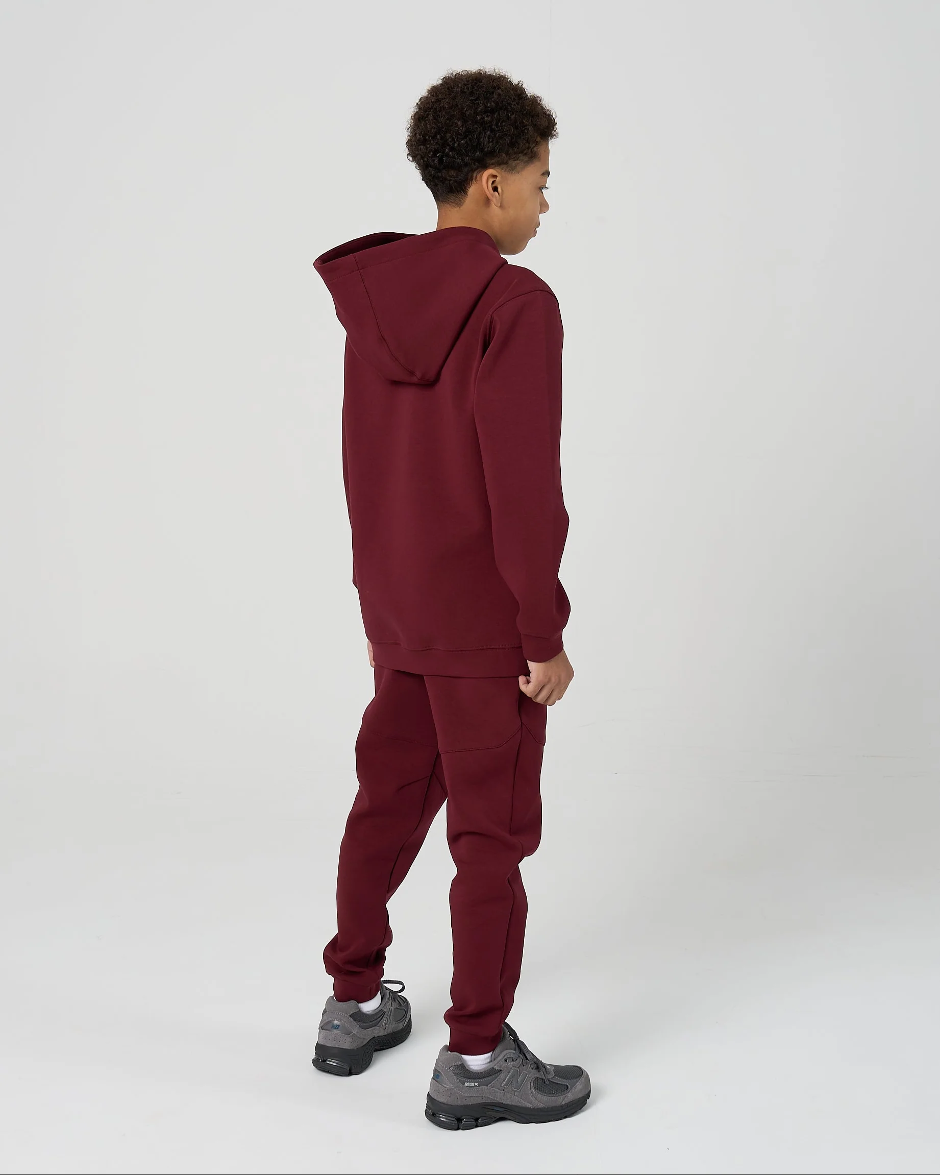 Juniors Tech Jogsuit - Burgundy - Image 5