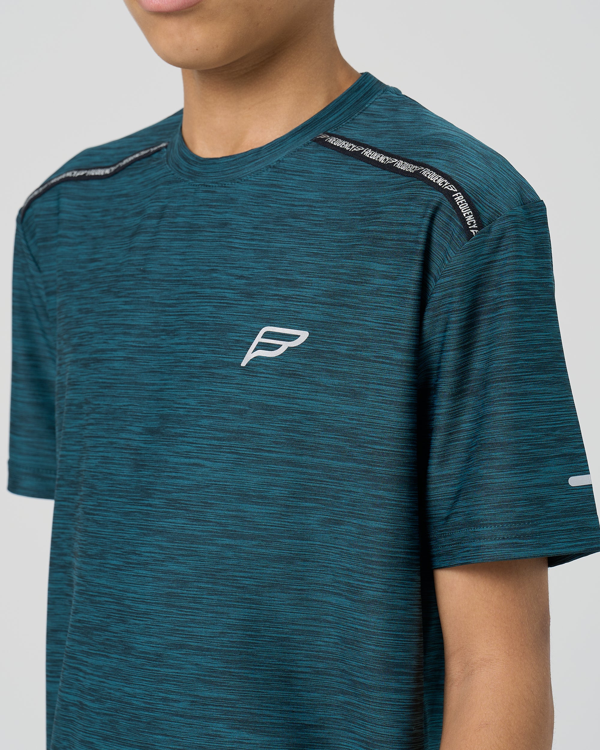 Juniors Transform T-Shirt - Grey/Teal - Image 3