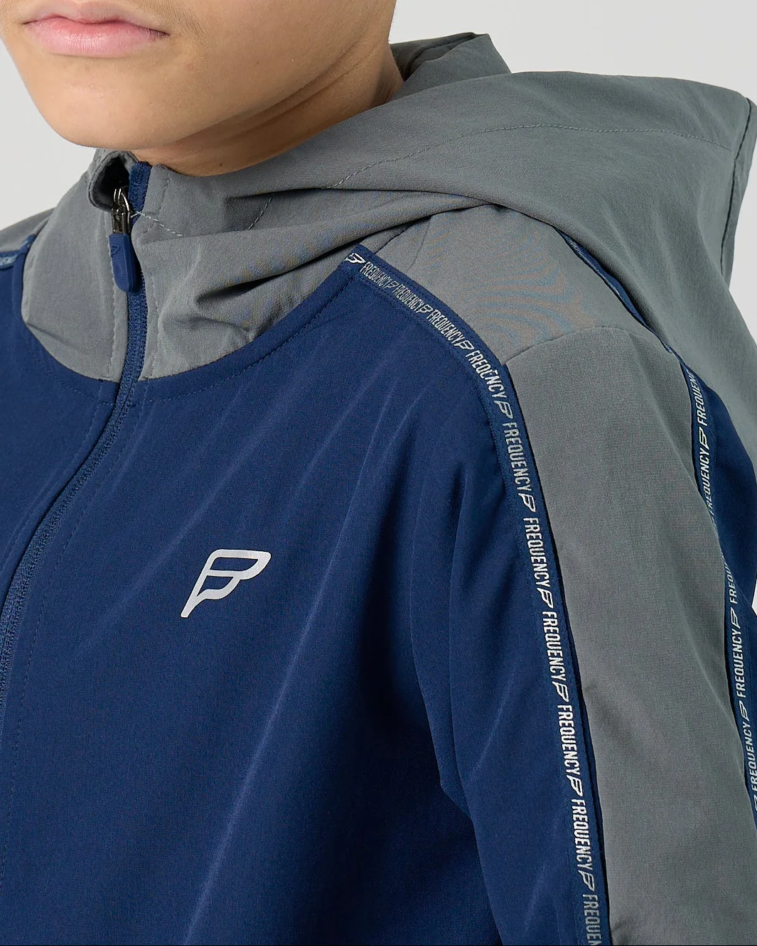 Juniors Transform 3 Piece Tracksuit - Navy/Grey - Image 3