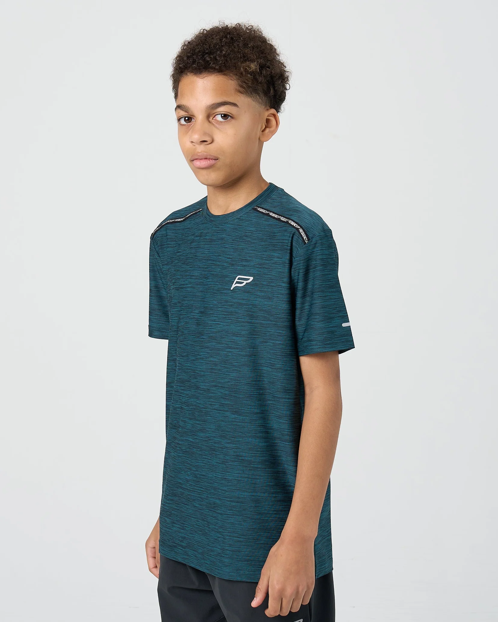 Juniors Transform T-Shirt - Grey/Teal - Image 4