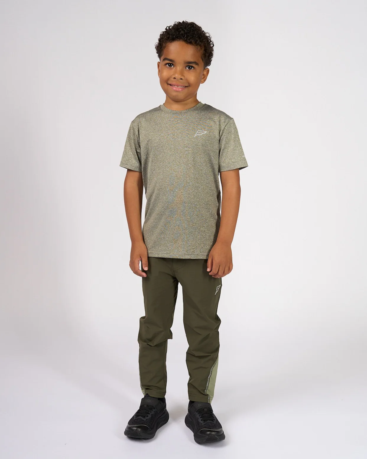 Infants Khaki Attain 3 Piece Tracksuit - Image 3
