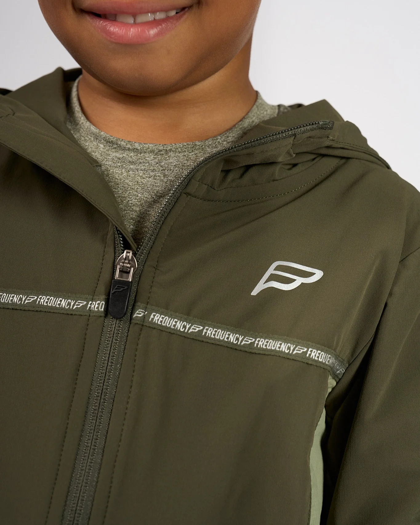 Infants Khaki Attain 3 Piece Tracksuit - Image 4
