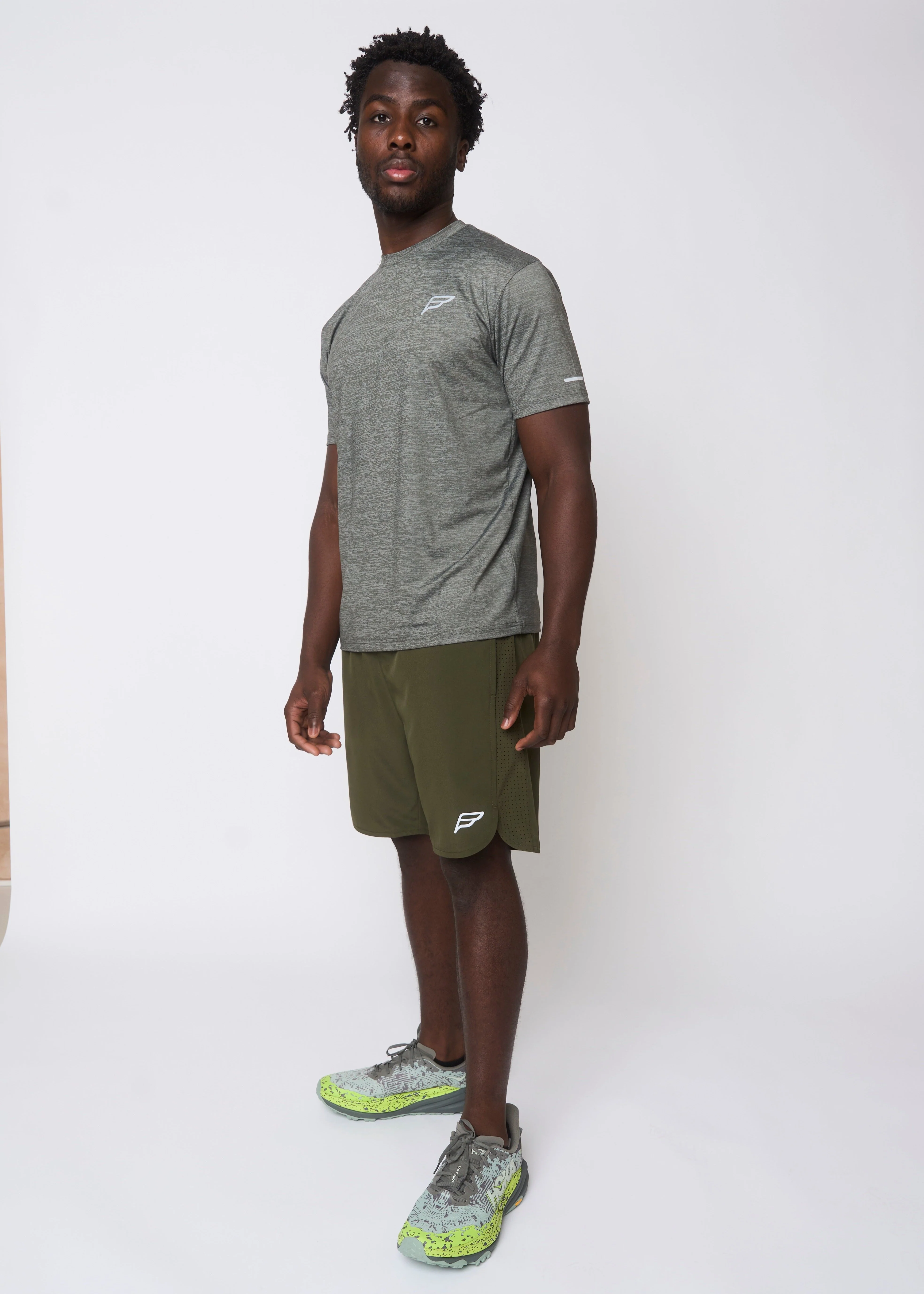 Mens Khaki Sustain Shorts - Image 4