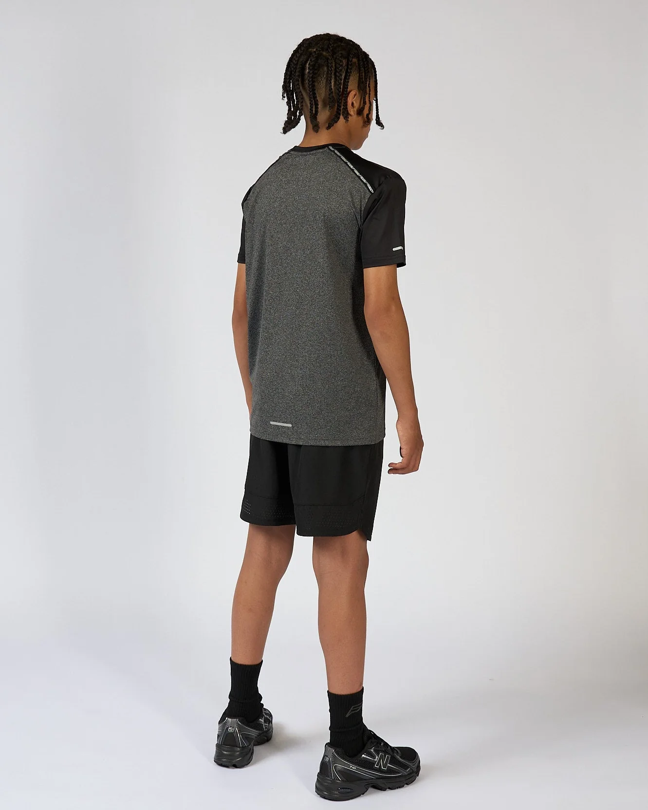 Juniors Marl Black A-Tech Pro T-Shirt - Image 5