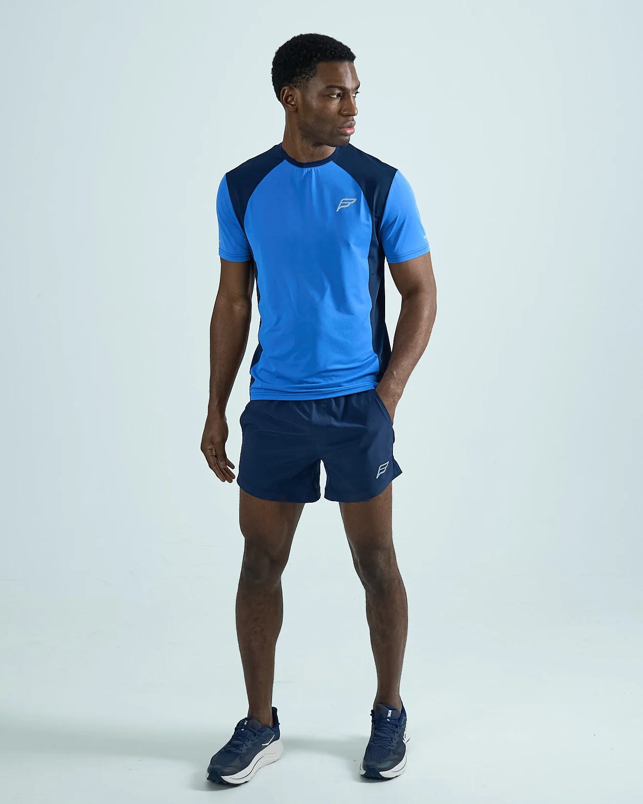 Mens 5" Intense Tech Shorts - Navy - Image 3