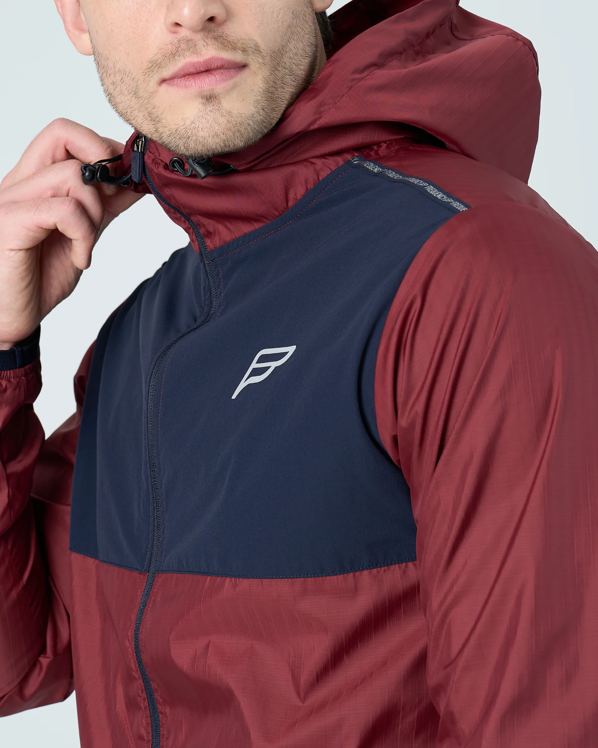 Mens A-Tech Pro Windbreaker - Burgundy - Image 3