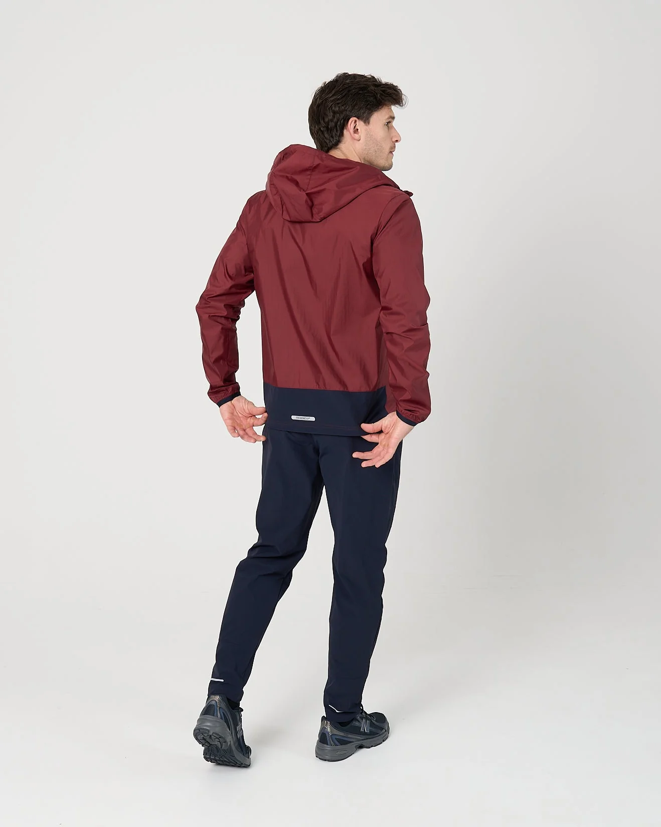 Mens A-Tech Pro Windbreaker - Burgundy - Image 4