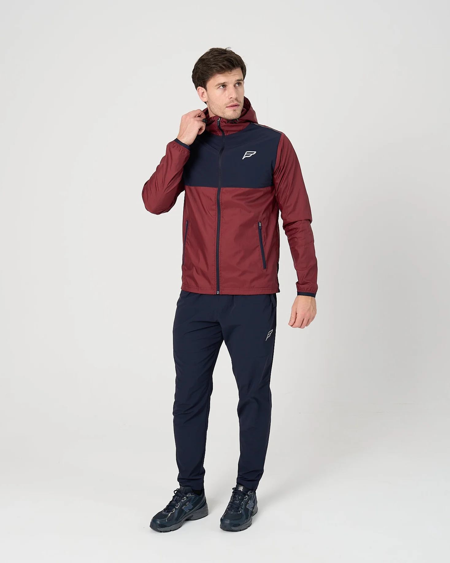 Mens A-Tech Pro Windbreaker - Burgundy - Image 5