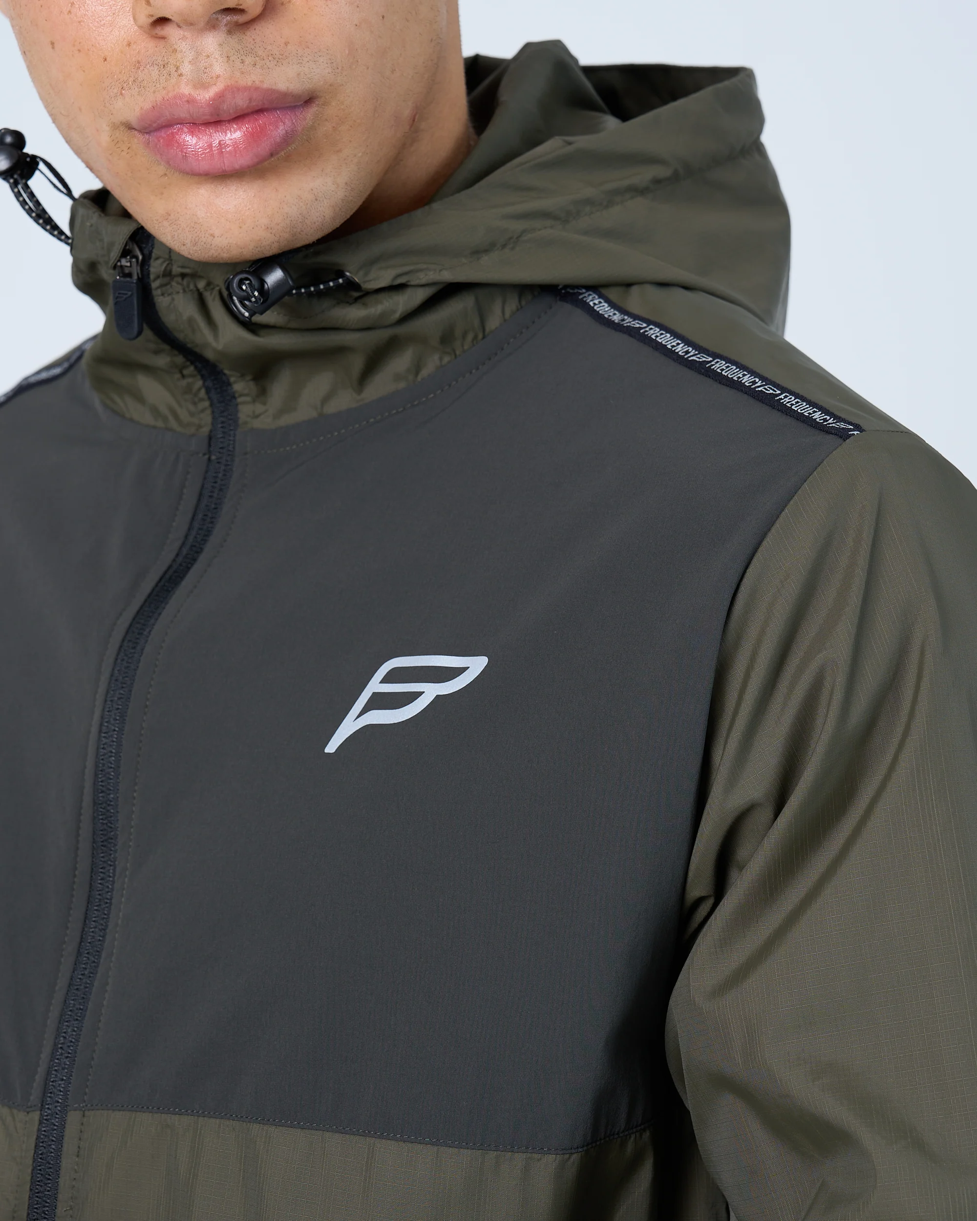Mens A-Tech Pro Windbreaker - Khaki - Image 5