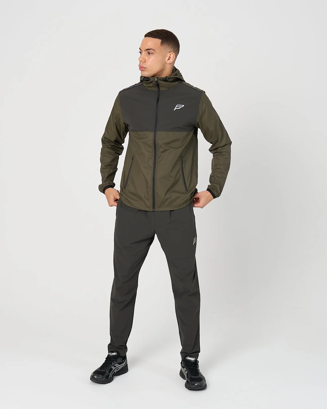 Mens A-Tech Pro Windbreaker - Khaki - Image 6