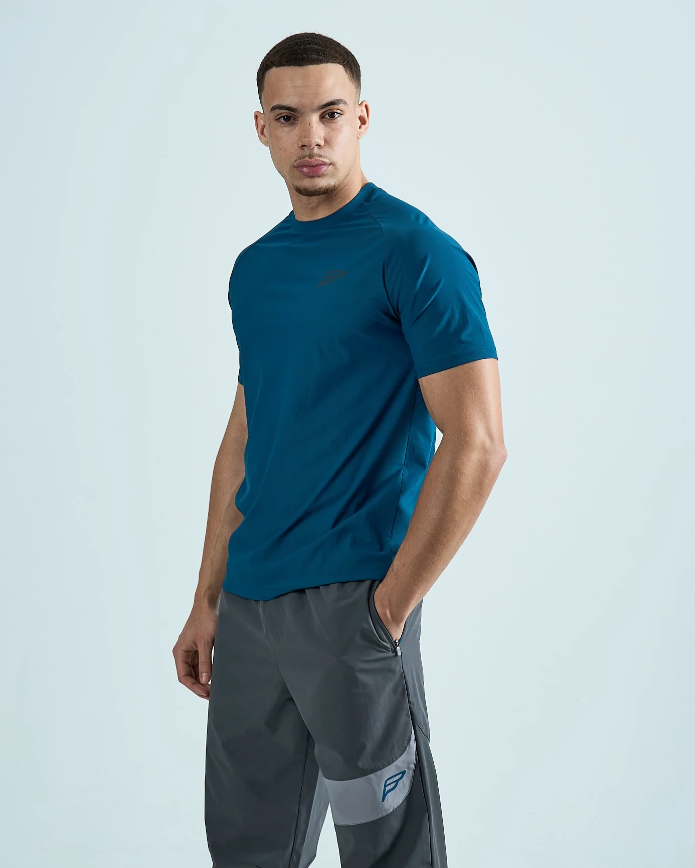 Mens Adapt T-Shirt - Steel Teal - Image 3