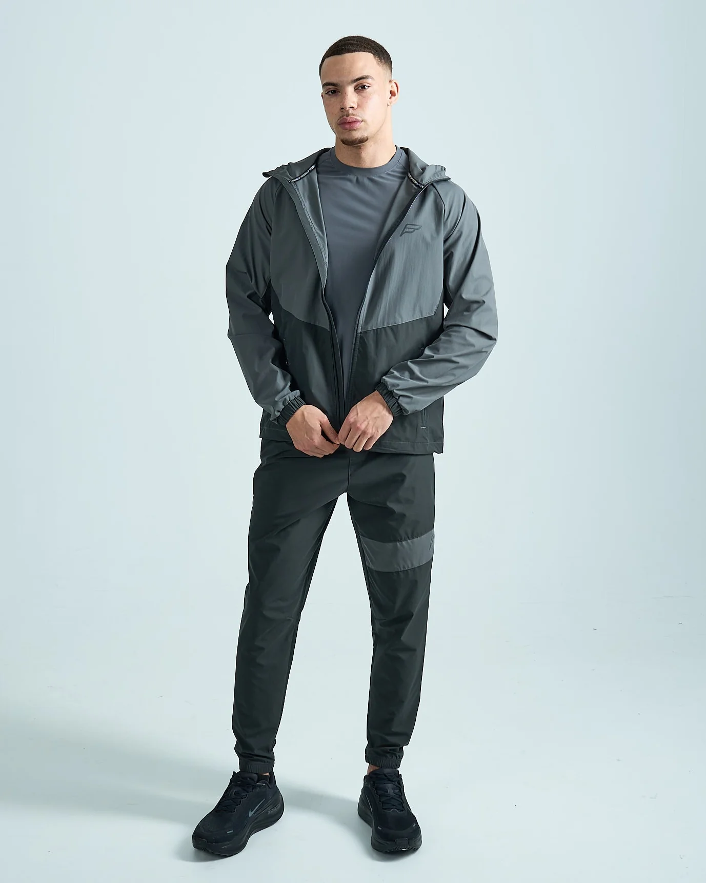 Mens Adapt Tracksuit - Graphite Grey - Image 5