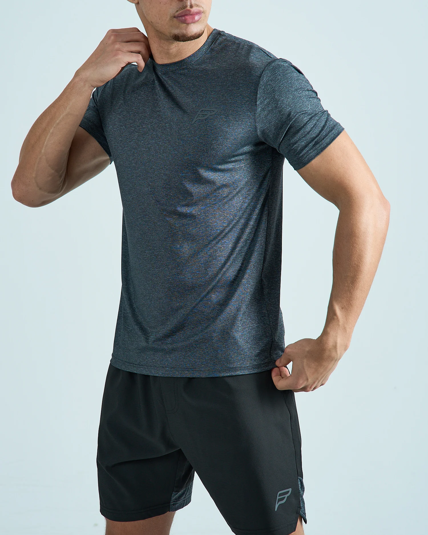 Mens Arc Shorts Set - Carbon Black - Image 3