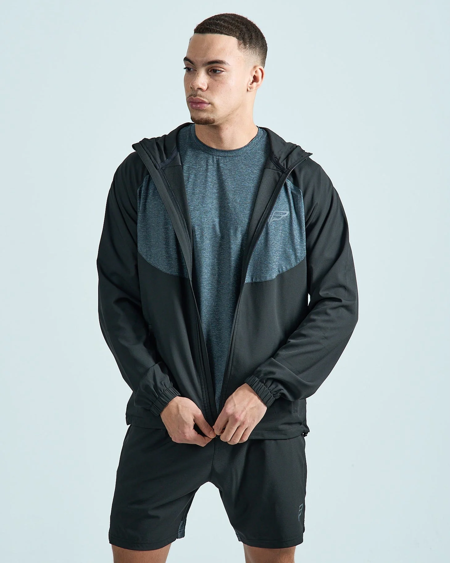 Mens Arc Shorts Set - Carbon Black - Image 4
