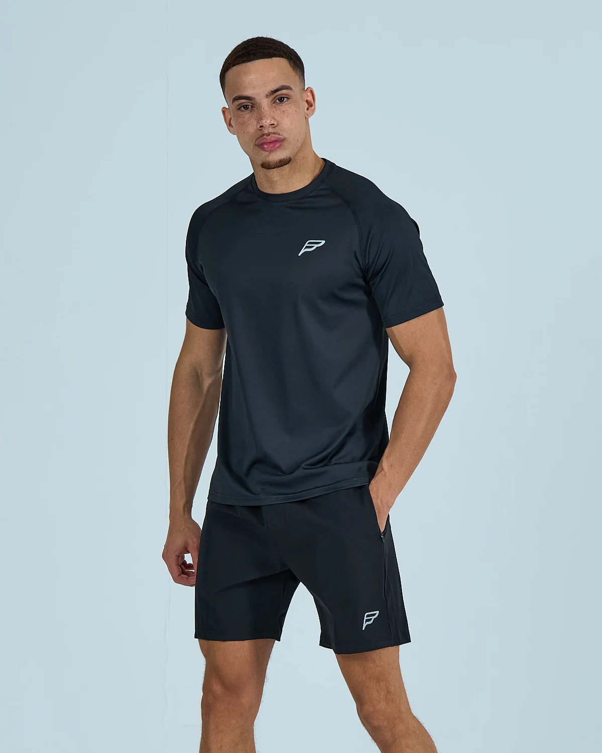 Mens Core Flex T-Shirt - Black - Image 2