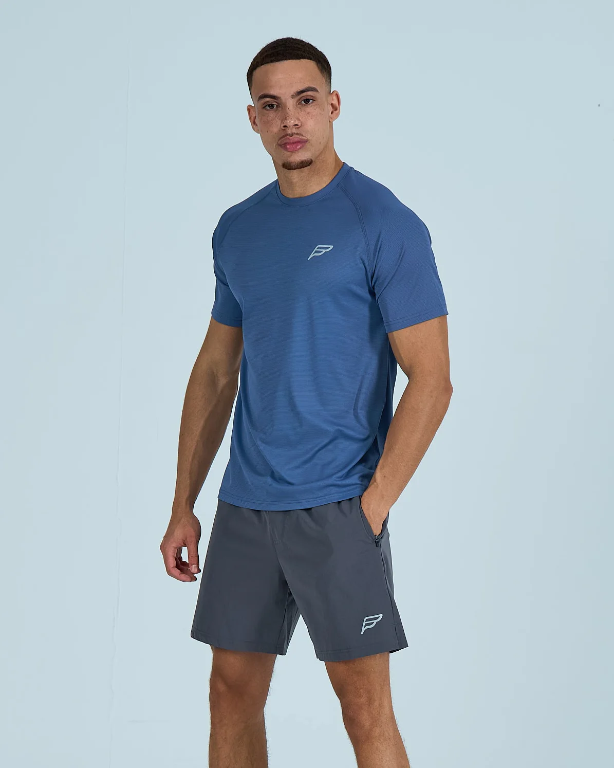 Mens Core Flex T-Shirt - Blue - Image 2