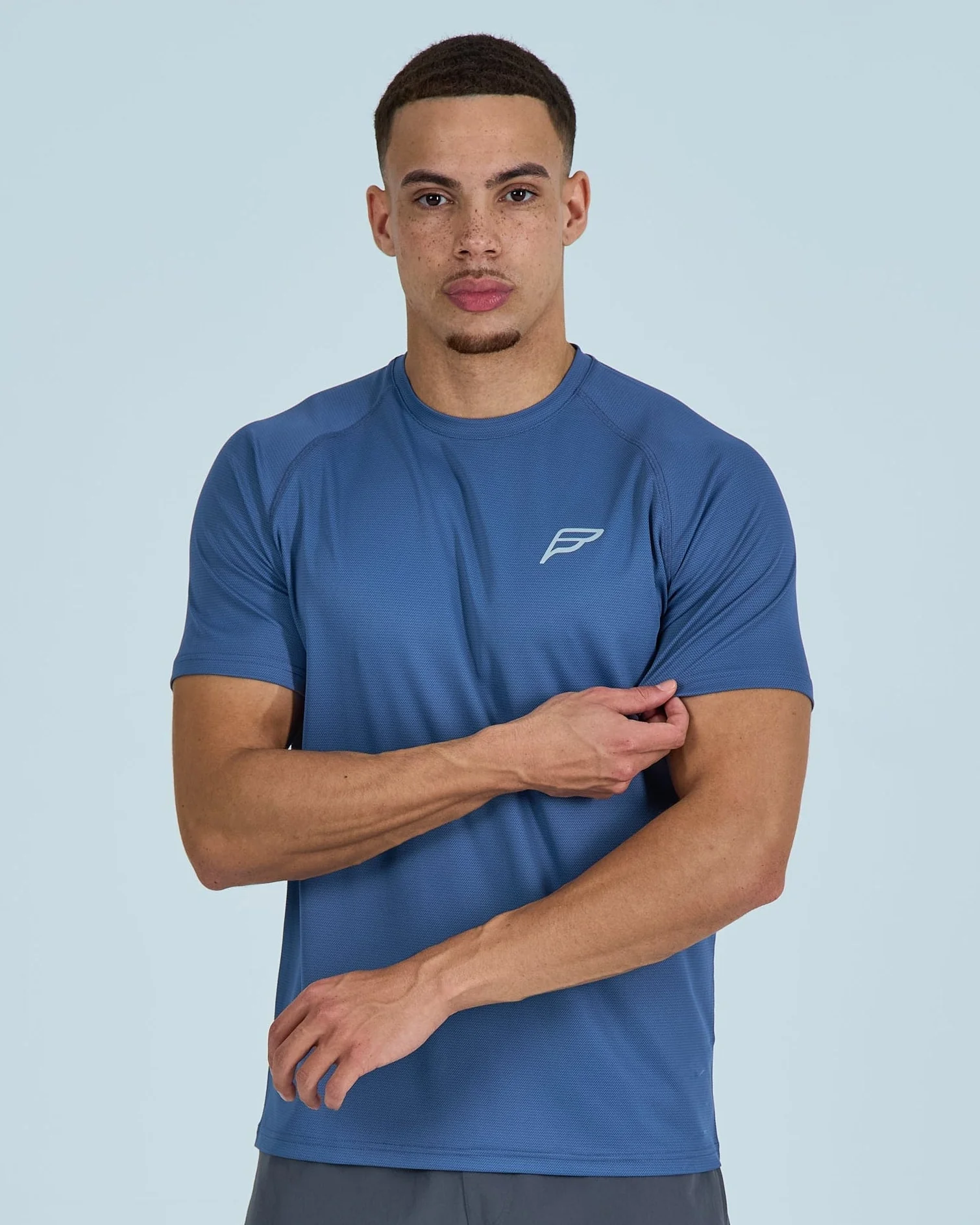 Mens Core Flex T-Shirt - Blue - Image 4